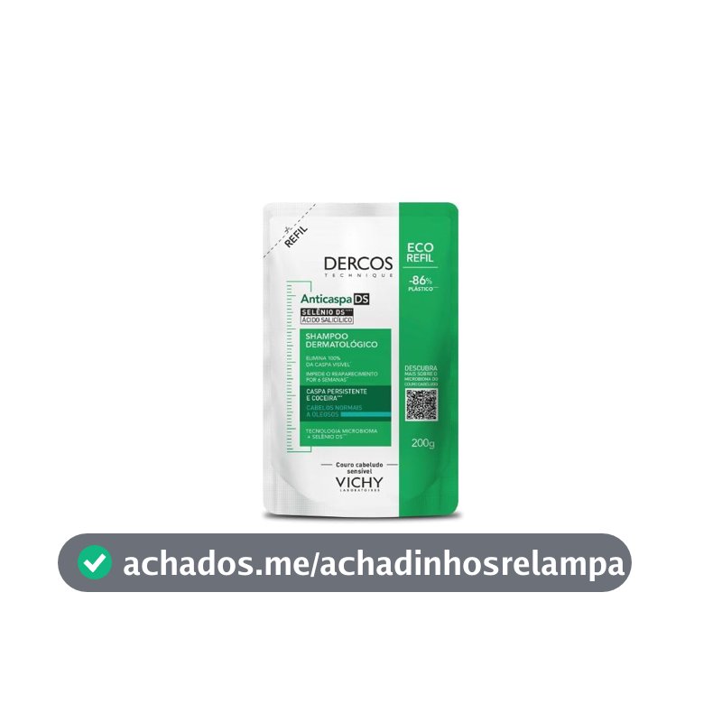 Vichy, Dercos Shampoo Anticaspa para Cabelos Normais a Oleosos