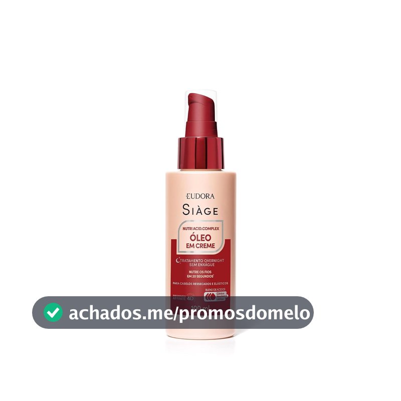 Eudora Siàge Nutri Acid.Complex Óleo em Creme 100ml