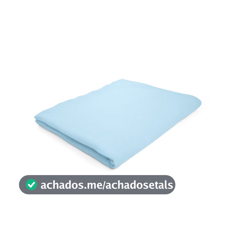 Papi Textil Lençol Avulso Papi Malhas C/Elástico Tam Americano Liso 1,30M X 70Cm X 12Cm 01 Un