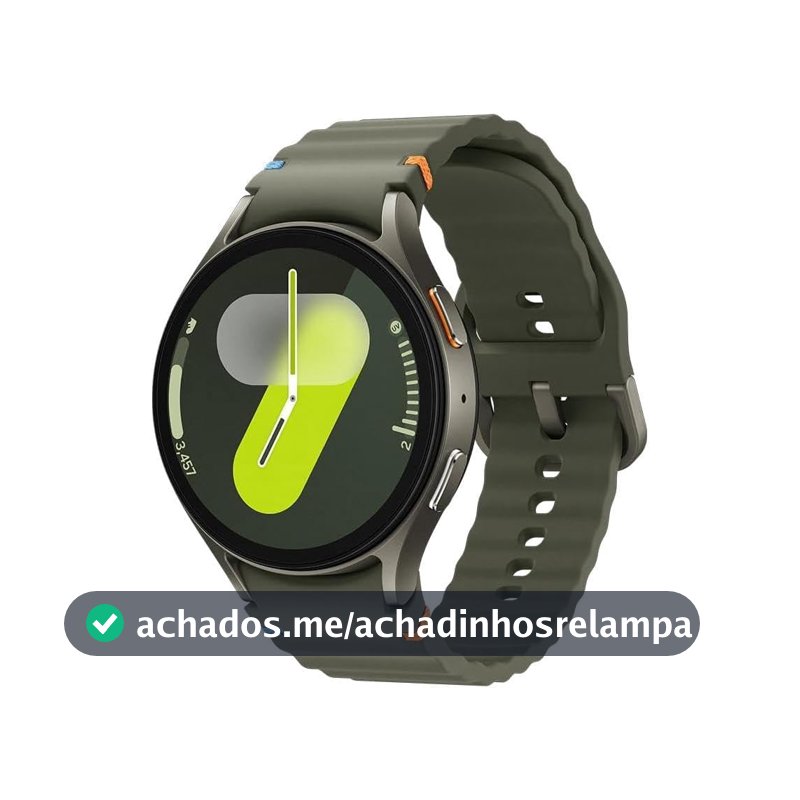 Samsung Galaxy Watch7 Smartwatch 44mm Bluetooth, Galaxy AI, Tela em Cristal de Safira, GPS de Dupla Frequência, Monitoramento avançado de saúde, sono e de coração, Processador de 3nm - Verde