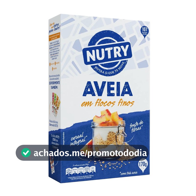 Nutry Aveia Em Flocos Finos 170G