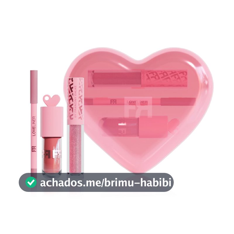 Kit de Gloss Labial e Lápis Labial Fran Love by Franciny Ehlke