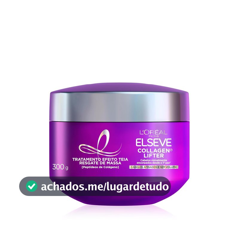 Máscara de Tratamento Elseve L'Oréal Paris Colágeno Encorpador 300g