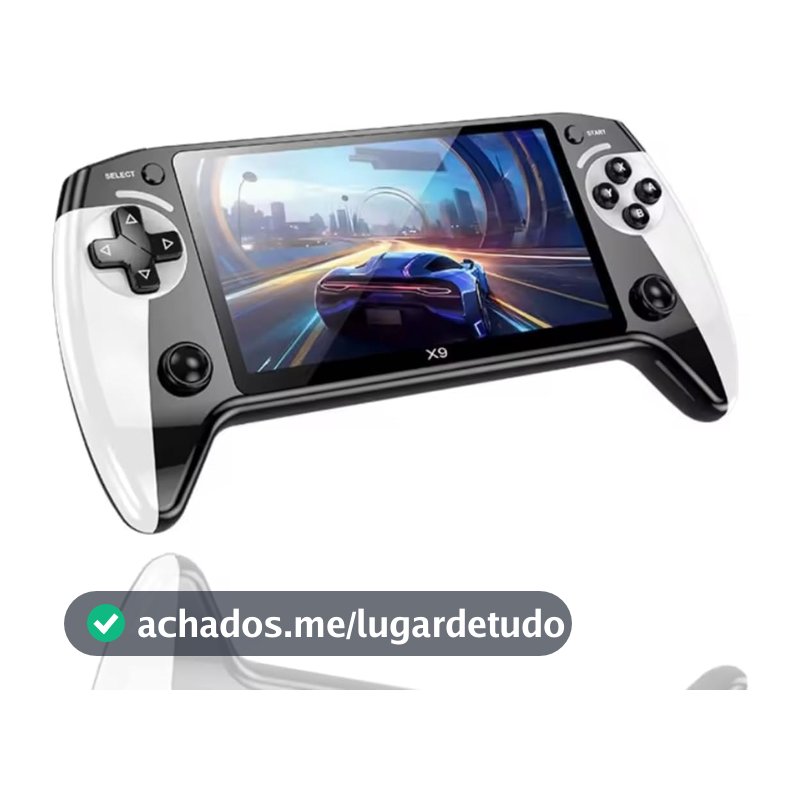 Vídeo Game portátil 10000 jogos retrô tipo X9 5.5 Polegadas