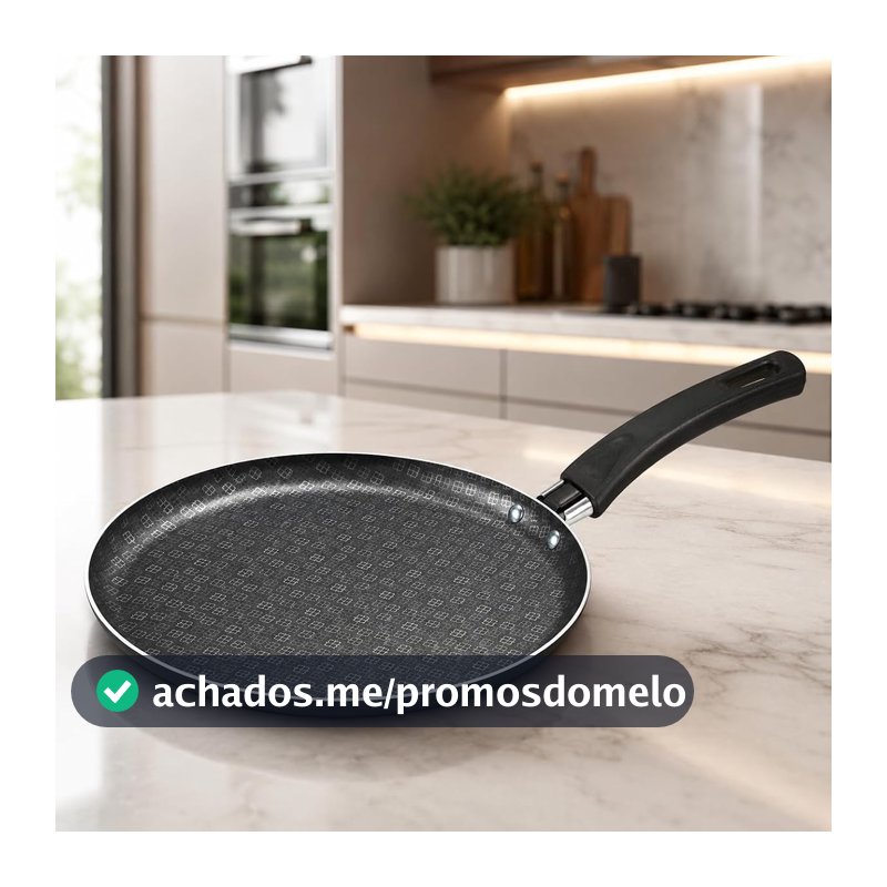 Frigideira Panquequeira Antiaderente Premium – Panquecas, Tapiocas, Crepes e Omeletes