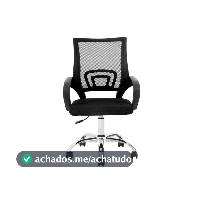 Cadeira de Escritório Diretor Giratória Preta DIR-002B Otello
