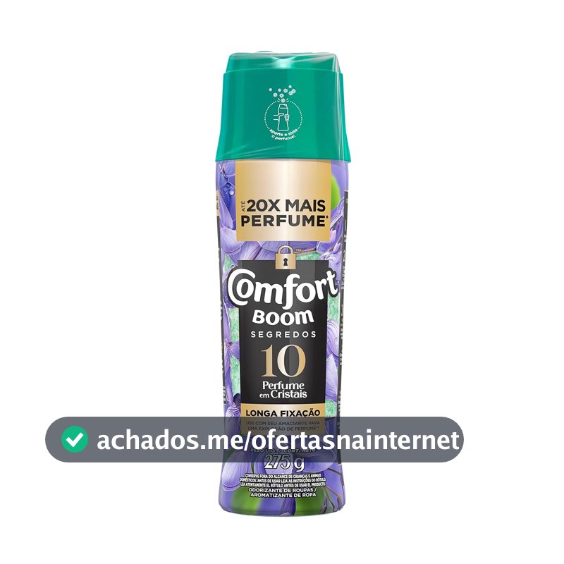 Odorizante de Roupas Comfort Boom 10 Segredos, 275g