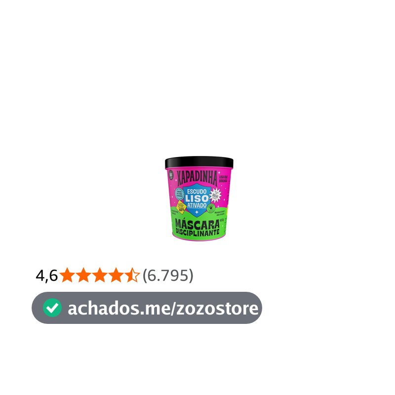 Xapadinha Máscara Capilar Disciplinante 450g, Lola Cosmetics