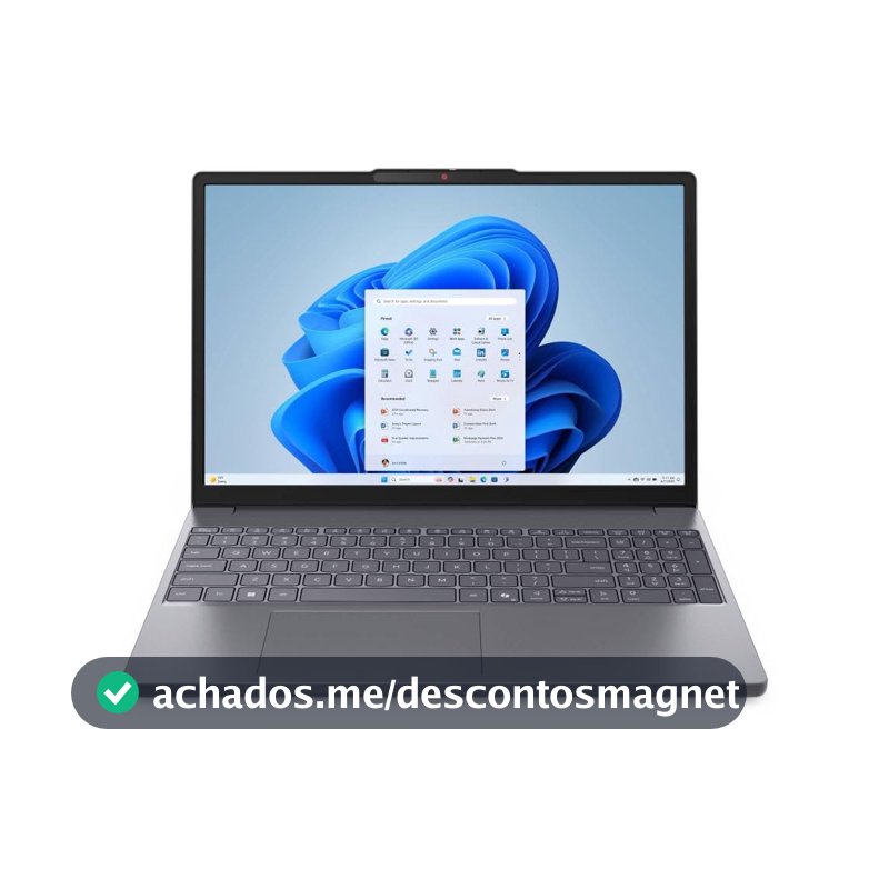 Notebook Lenovo IdeaPad Slim 3 15.3" Luna Grey - Intel Core 3 100U, 8GB RAM, 256GB SSD, Windows 11