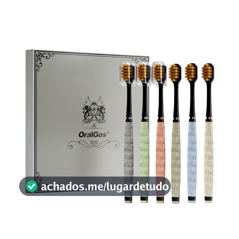 OralGos Escova de Dente Adulto Macia 6 Unidades