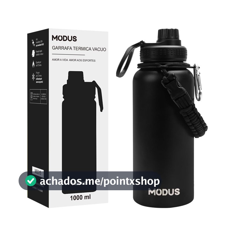 MODUS Garrafa Térmica Esportiva De Inox Com Isolamento A Vácuo 950ML