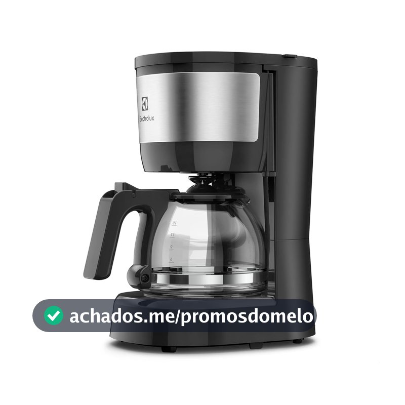 Electrolux Cafeteira Elétrica Inox filtro permanente removivel corta pingos capacidade 600ml 15 xicaras função manter aquecido sistema ECM10 220v