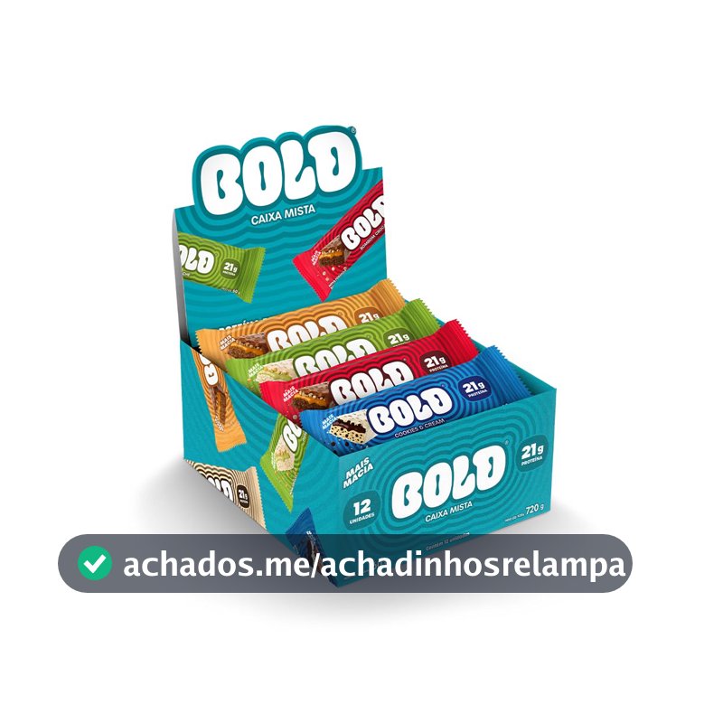 Barra de Proteína Bold Caixa Mista 12 Unid 60g