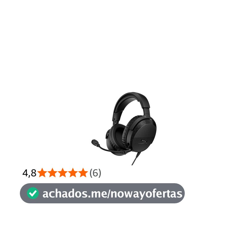 Headset Gamer HyperX Stinger 3 – Compatível com PC, PlayStation e Xbox, Preto (BS1T5AA)