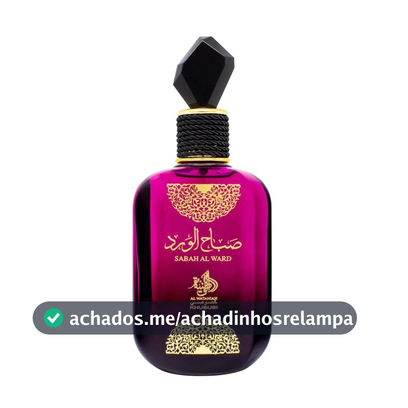 Perfume Arabe Sabah Al Ward Eau de Parfum 100ml - Original