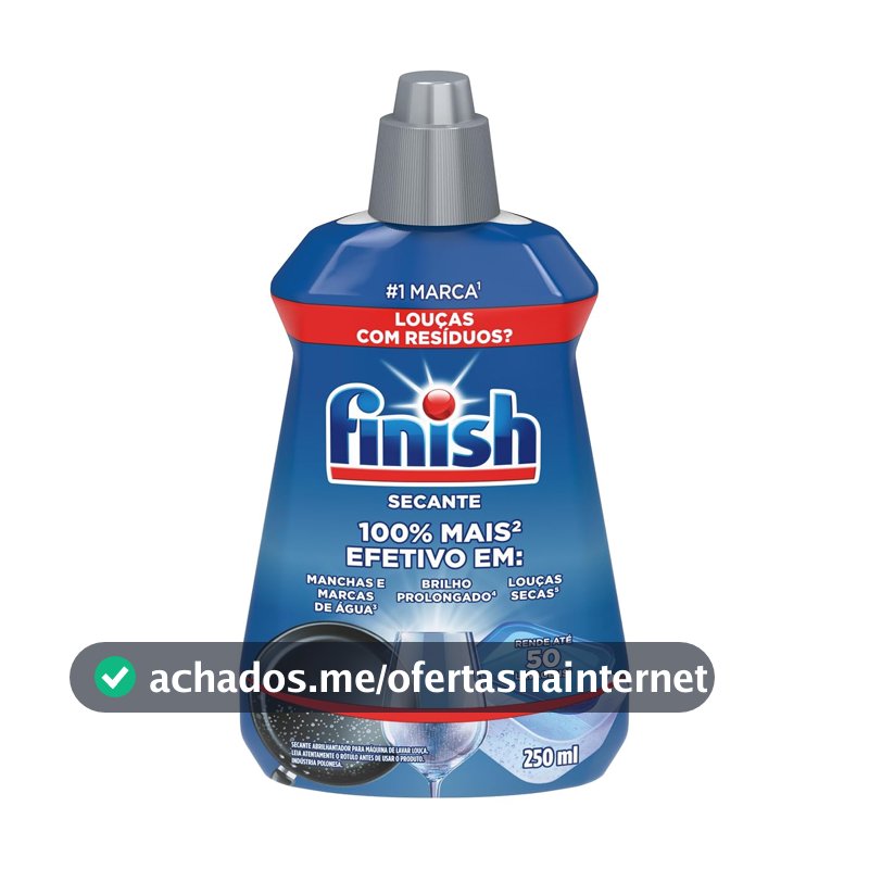 Finish Secante para Lava Louças e Abrilhantador 250ml