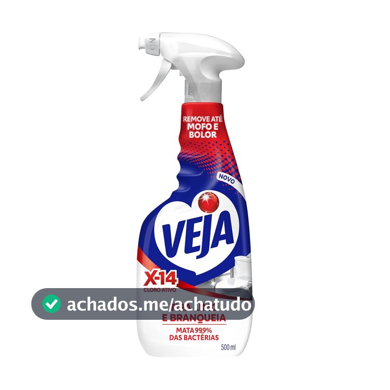 Limpador Spray Banheiro X14 Tira Limo 500 Ml, Veja