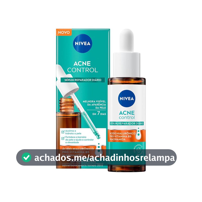 Sérum Reparador Diário NIVEA Acne Control, 30ml