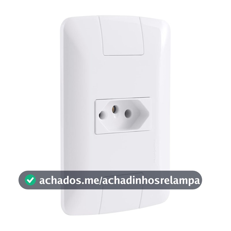 Tramontina Conjunto 1 Tomada 2P+T Aria 4x2 20A 250 V Branco
