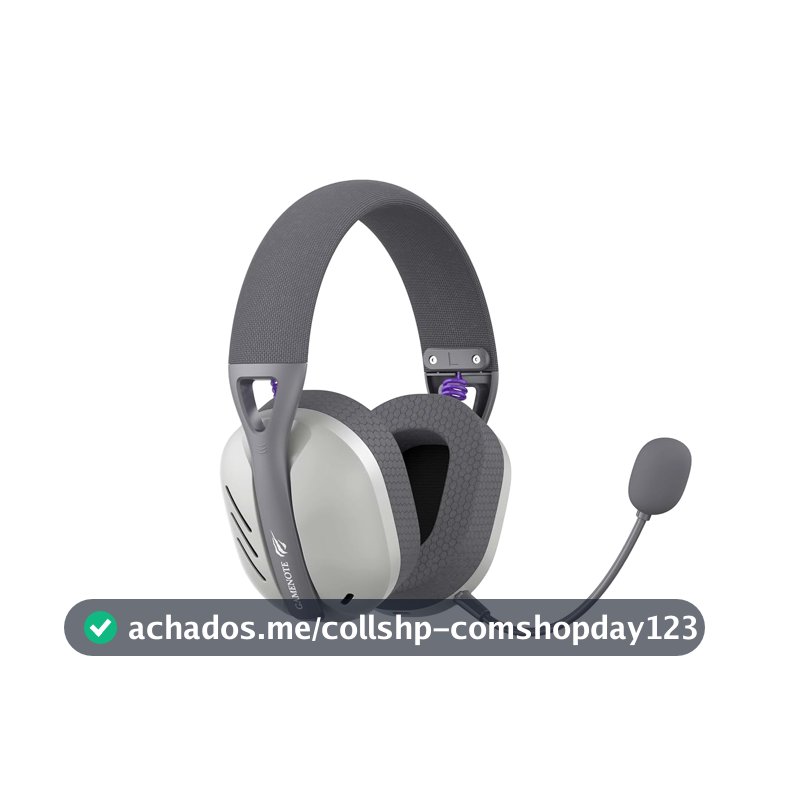 Havit Fone de Ouvido Headset Gamer Fuxi-H3 Gray, Com Fio e Sem Fio, Wireless 2,4GHz, Bluetooth, Cabo USB-C, Cabo 3,5mm. Surround, Baixa Latência, Quad-Mode