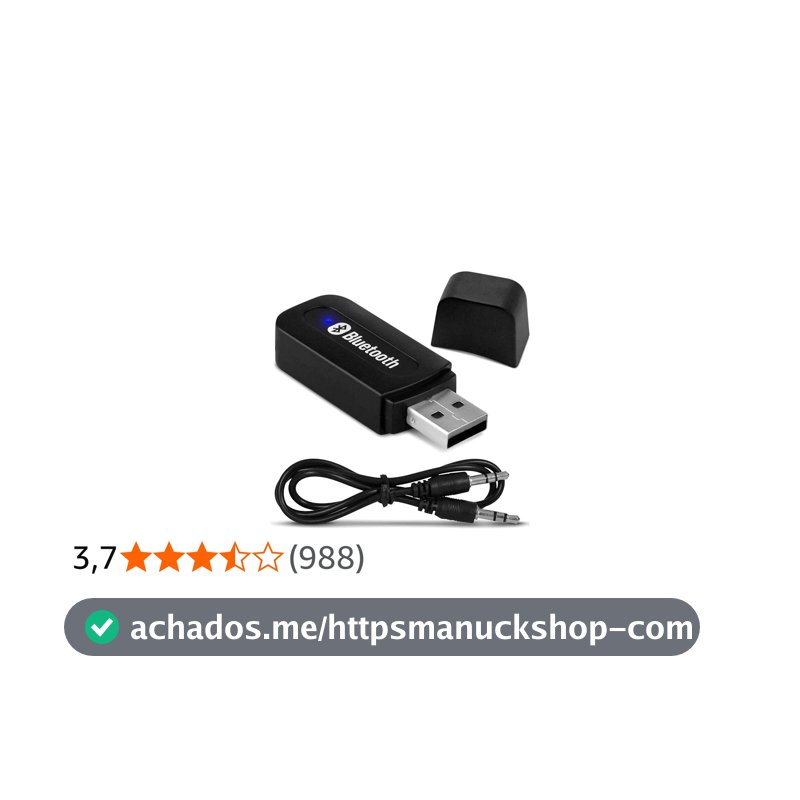 Receptor Bluetooth Receiver Usb Musica Para Som Car
