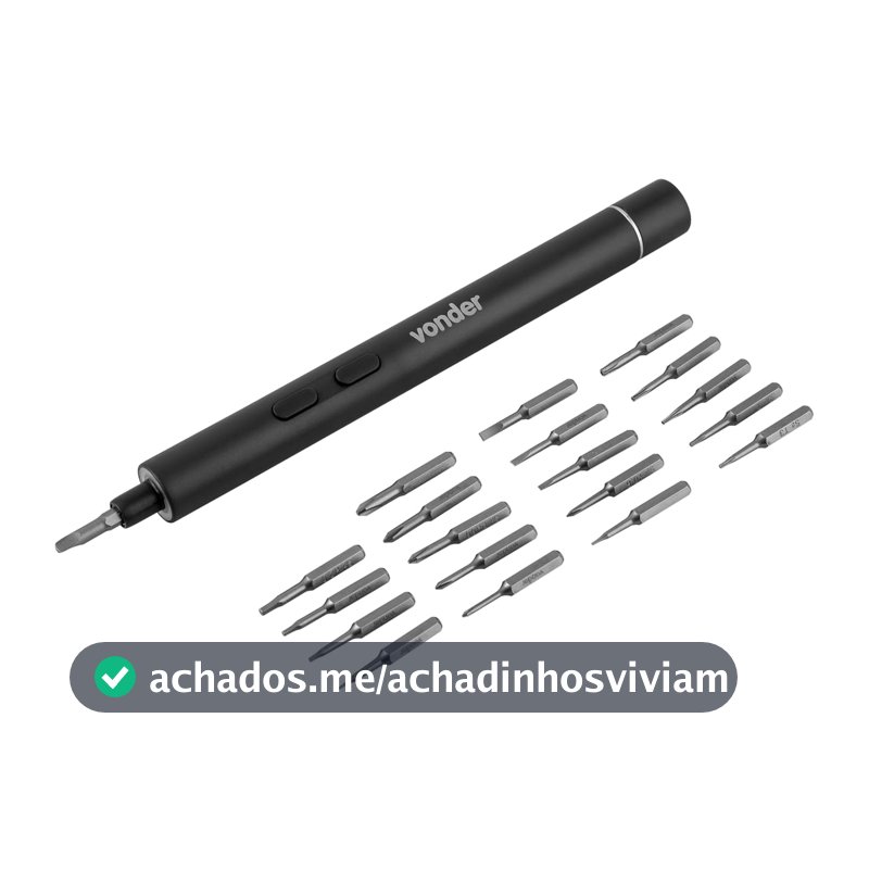 Parafusadeira de Precisão a Bateria 3,7V Tipo Caneta Vonder - 60.01.003.700