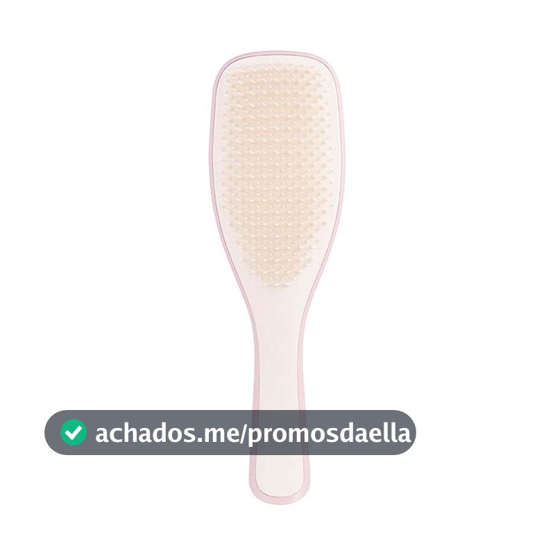 Tangle Teezer - Escova de cabelo desembaraçadora The Wet Detangler para texturas finas e frágeis. Ideal para o uso em cabelos molhados. Cor: Rosa