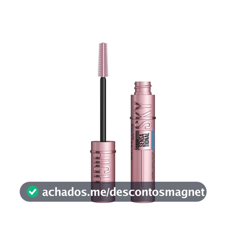 Maybelline Ny Máscara de Cílios Lash Sensational Sky High À Prova D'Água, Preto 6 ml