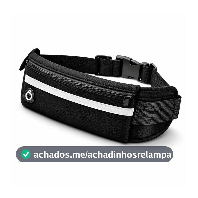 Pochete Corrida Impermeável Porta Celular – Ajustável, Leve e Confortável – Não Balança, Ideal para Academia