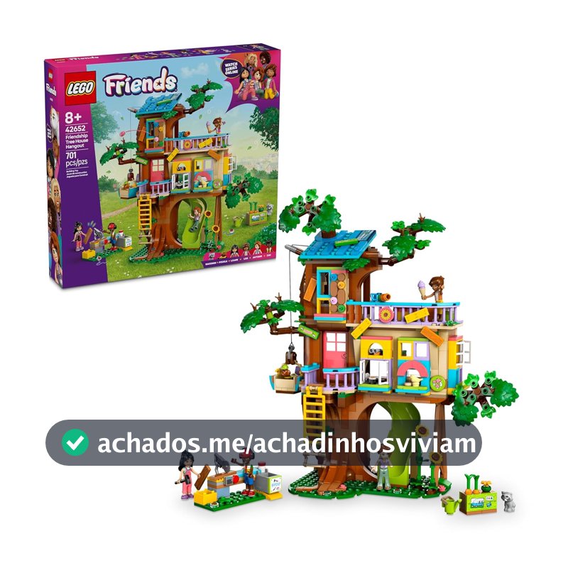 LEGO Friends Espaço da Amizade na Casa da Árvore 42652 (701 Peças)