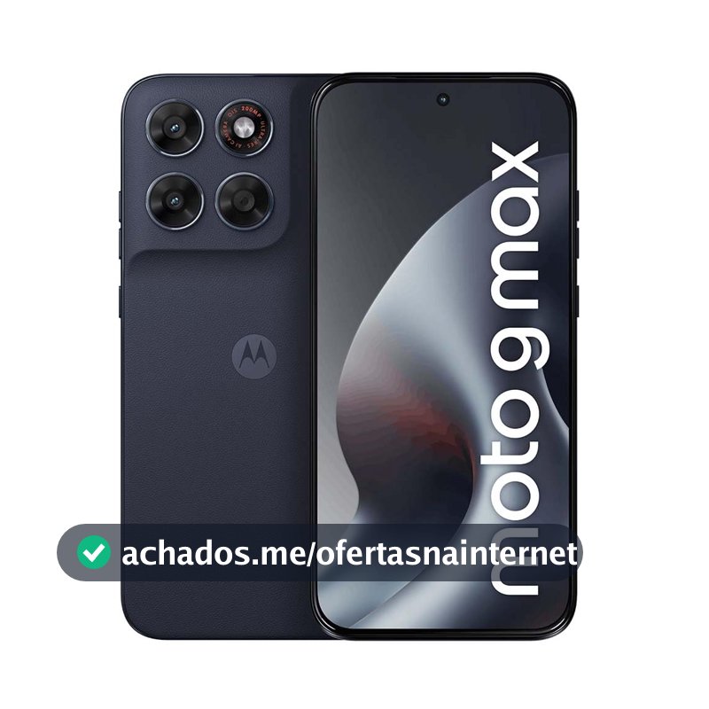 Smartphone Motorola Moto G Max 5G - 256GB 8GB RAM + 16GB RAM Boost, câmera 200MP, OIS, Tela 1.5K extreme AMOLED 120hz, IP68 e IP69 - Grafite