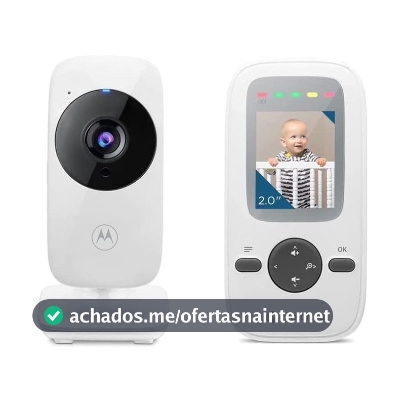 Babá Eletrônica VM481 Tela LCD 2.0 e Zoom Digital - Motorola