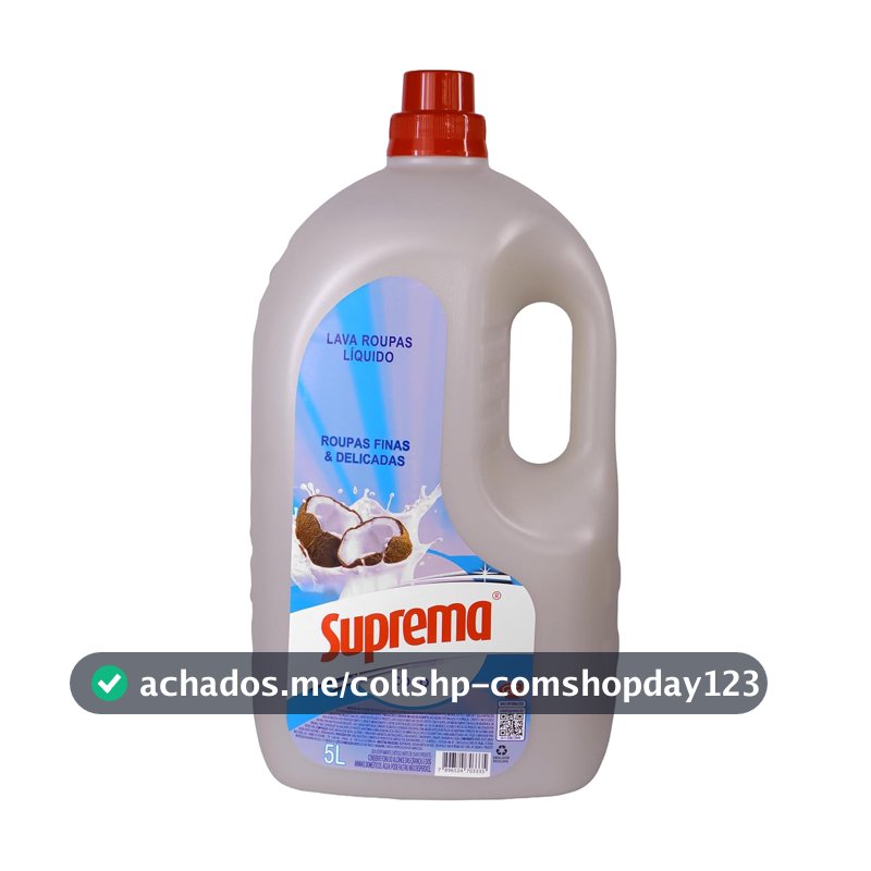 Suprema Lava Roupas Coco 5L - Nova embalagem (Pode variar)