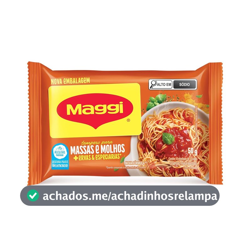 Maggi Tempero & Sabor Massas e Molhos 50G