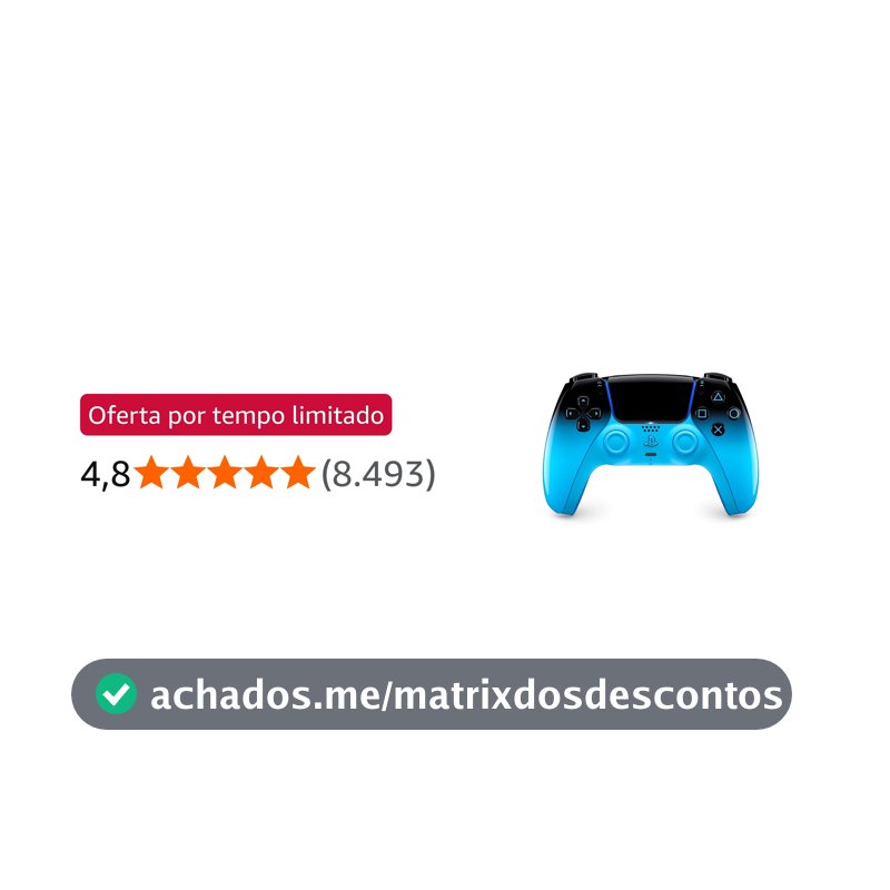 Controle sem fio PlayStation DualSense™ – Rhythm Blue
