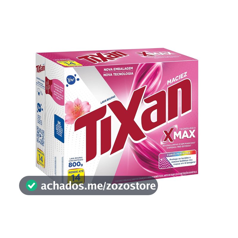 Sabão em Pó Tixan Ypê Maciez 800g