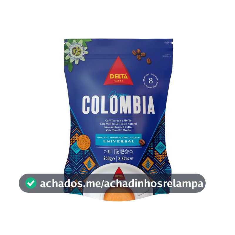 Delta Q Café Torrado e Moído Colômbia 250g