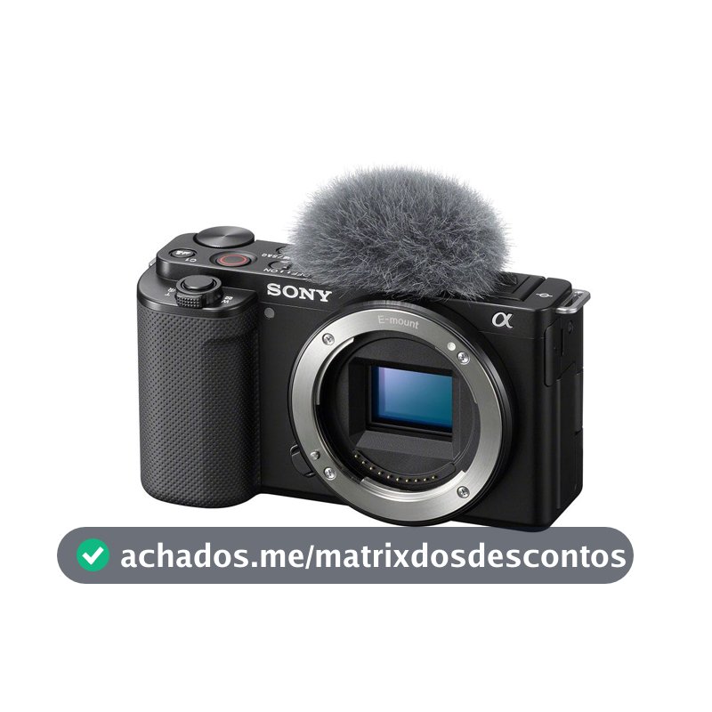 Câmera Sony ZV-E10 Mirrorless 4K (Corpo)