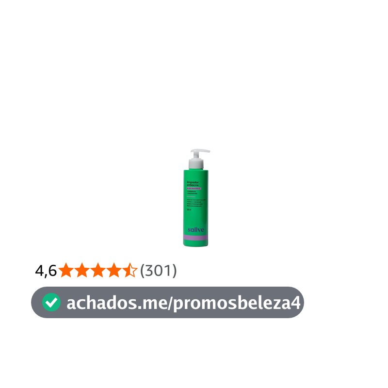 Limpador Facial Antiacne Sallve 300ml