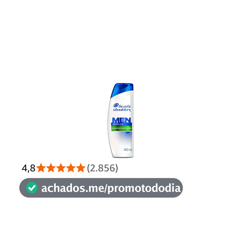 Head & Shoulders Shampoo Anticaspa Menta Ice 400 ml