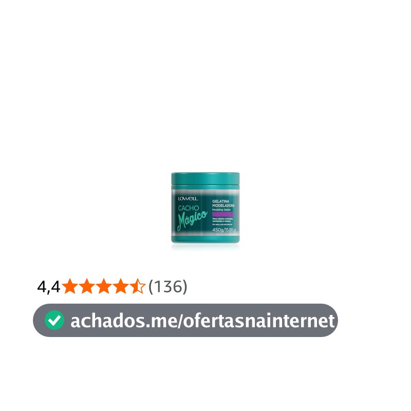 Gelatina Super Modeladora, Lowell, 450g