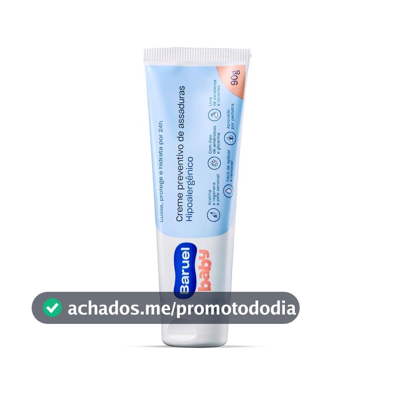 Creme Preventivo contra assaduras 90g – Baruel Baby