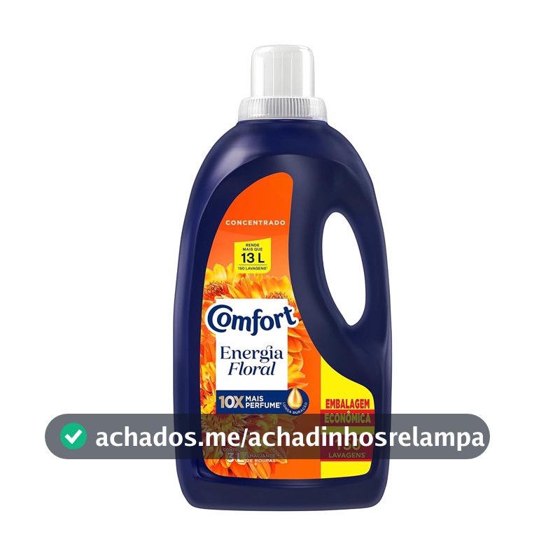 Comfort Amaciante Concentrado Energia Floral 3L