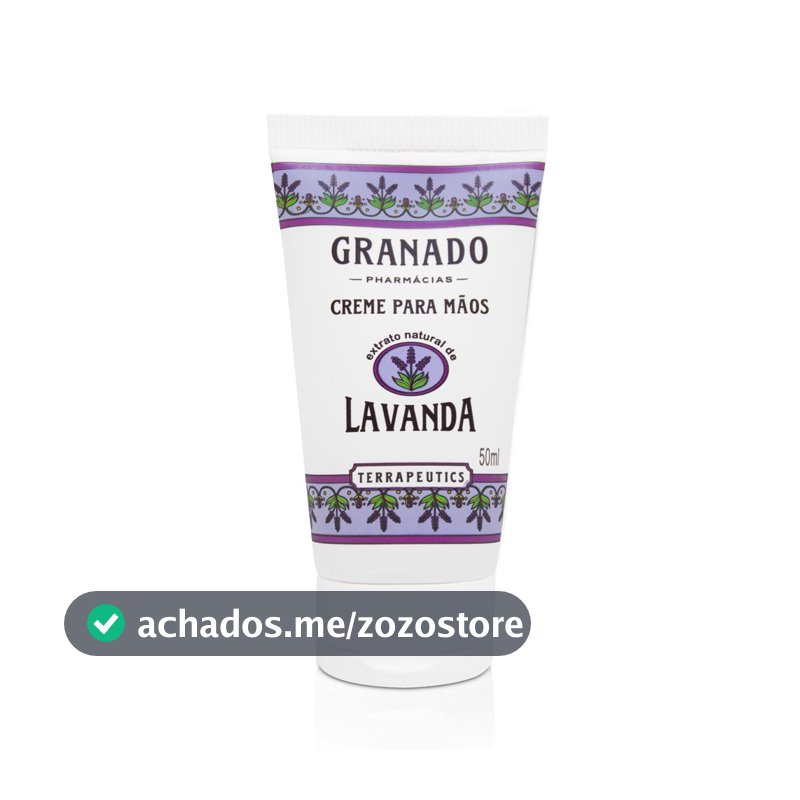 Granado Creme Para Mãos Terrapeutics, Lavanda, 50ml