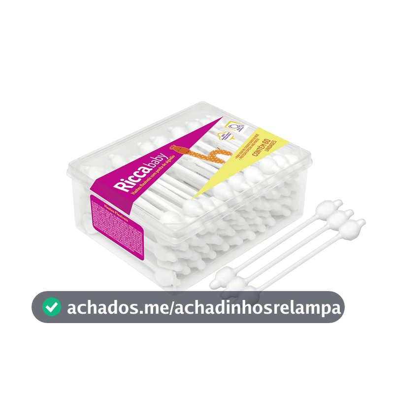 Ricca Hastes Flexíveis Baby Ricca 60un