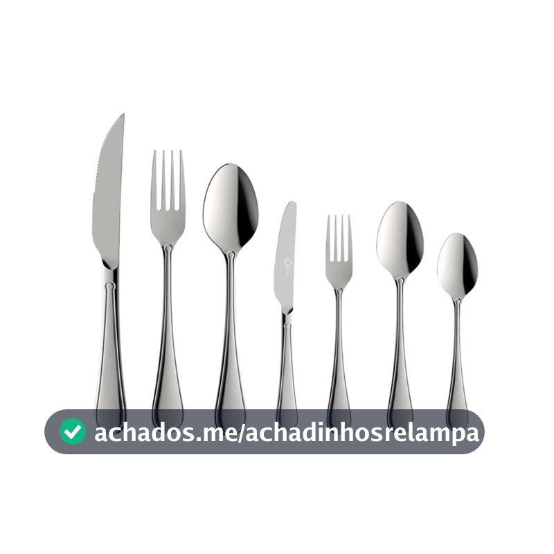 Faqueiro em Aço Inox 42 Peças Oxford Olinda