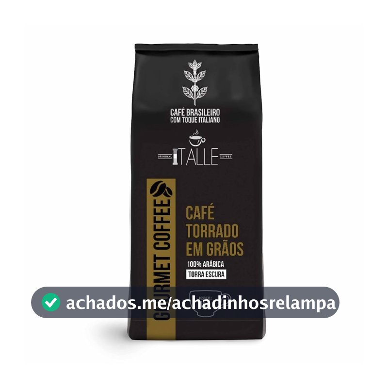 Café Torrado Arábica Em Grãos Café Italle 1kg Gourmet