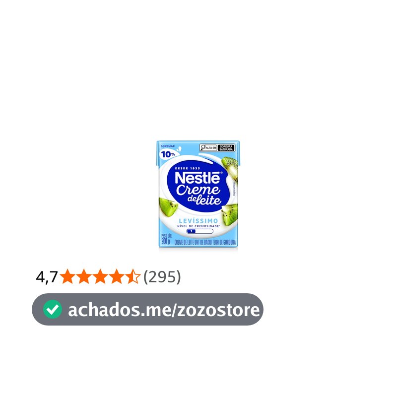 Nestlé Creme De Leite Nestlé Levíssimo 200G