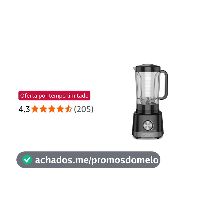Britania Liquidificador Britânia BLQ1280P