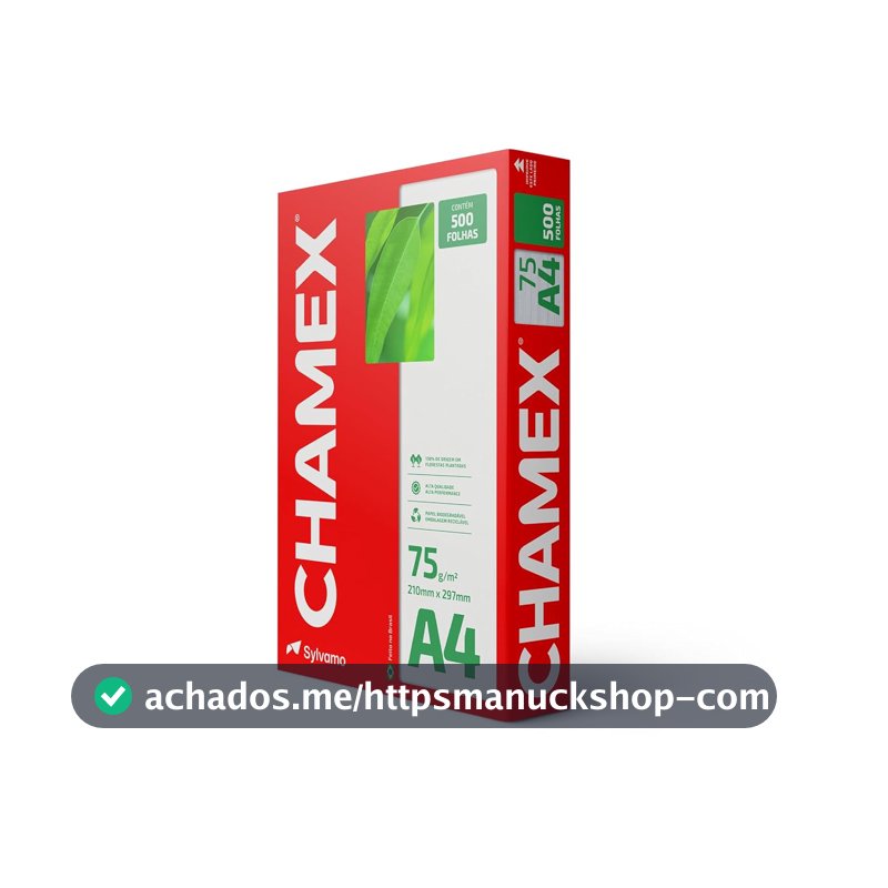 Chamex - Papel Sulfite, A4, 75g, 500 folhas